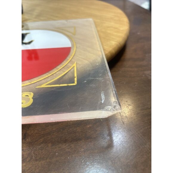 Imported Amstel Light Clear Plexiglass Beer Sign 18 X 9” Vintage Bar decor Read* - Picture 6 of 8